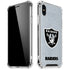 NFL Las Vegas Raiders - Alternate Distressed iPhone XS Max Clear Case